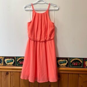 Women’s Coral Orange Dress
